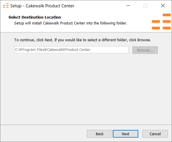 Cakewalk Product Center