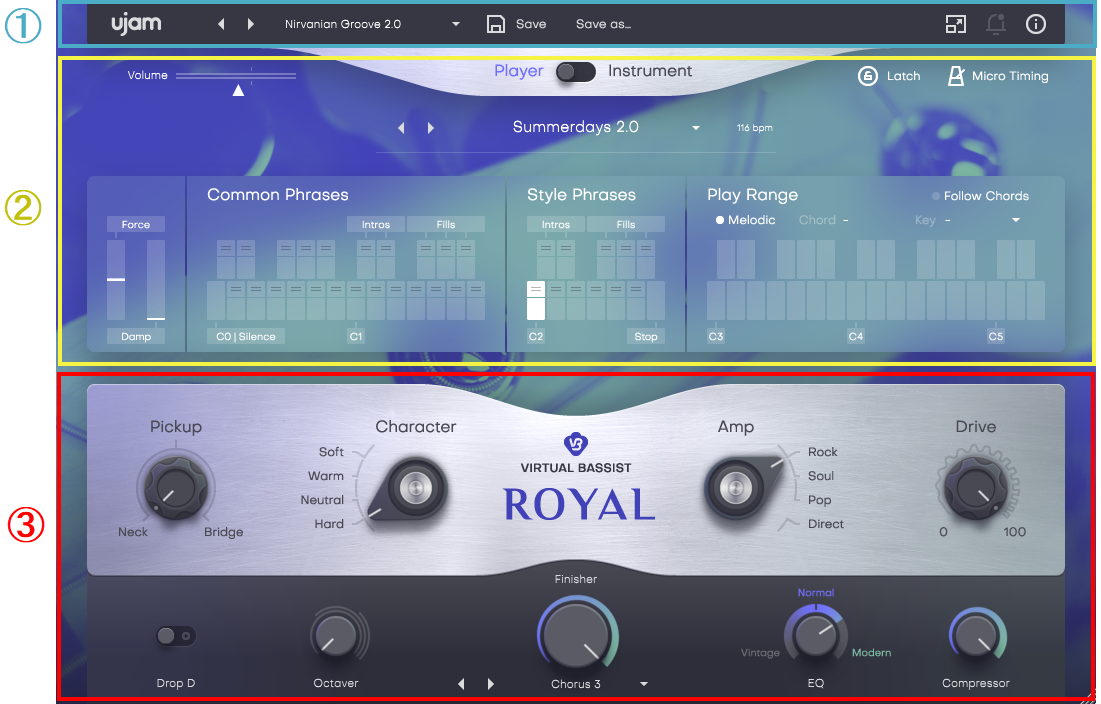 UJAM Virtual Bassist Royal(オンライン納品)(代引、後払い不可) 数量