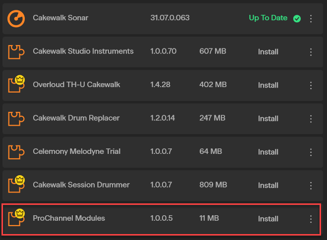 ProChannel Modules