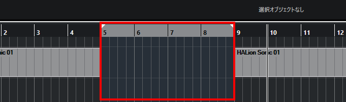 無音部分を挿入