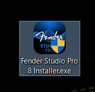 Fender Studio Proインストーラー
