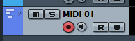 MIDIトラック