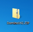 デスクトップに保存したDomino